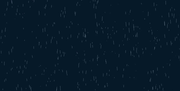 HTML5 Canvas下雨动画背景