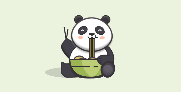 TweenMax.js大熊猫吃面条动画