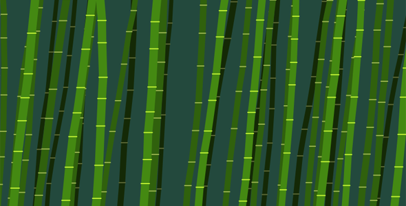 HTML5竹林在风中摇曳动画