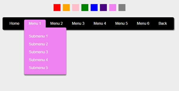 CSS3切换导航条颜色样式插件