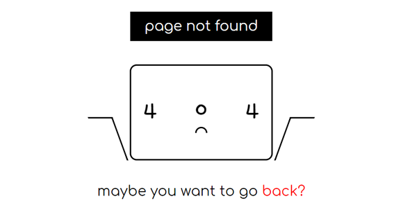 创意404页面代码