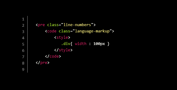 代码高亮插件prism.js例子