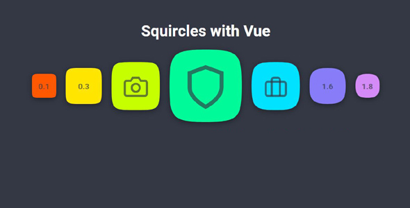 Squircles和Vue安卓手机图标样式
