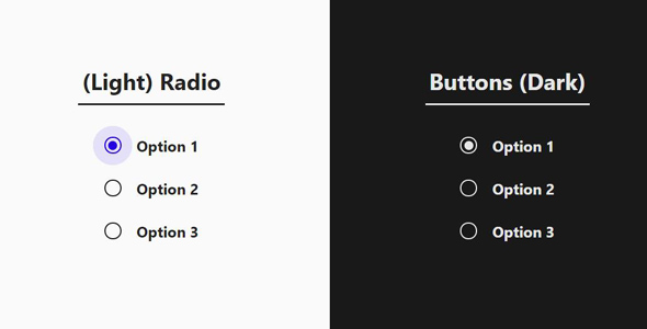 Radio按钮点击扩散动画选中特效