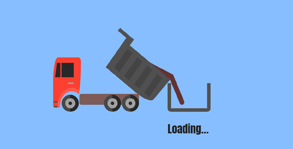css3+js自动卸货卡车loading动画