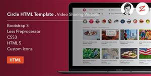 Bootstrap視頻分享網站前端框架