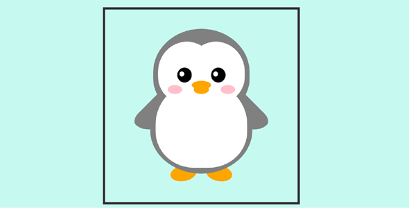 纯CSS画的企鹅代码