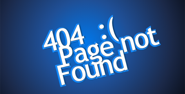 创意404页面文本动画特效