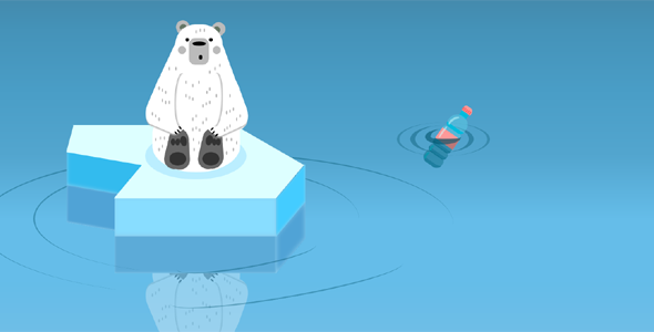 css3代码绘制的绝望的北极熊