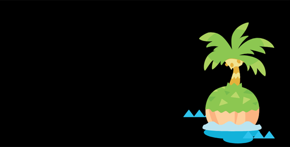 HTML5 SVG浮动小岛动画特效