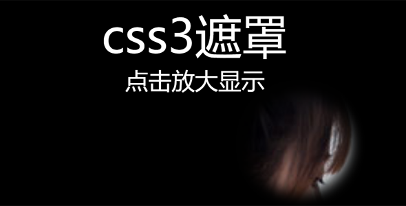 CSS3图片悬停hover遮罩放大显示特效