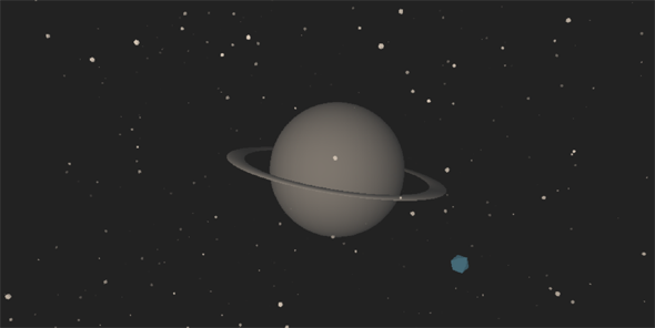 html5行星网页动画特效