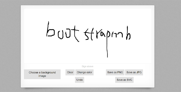 HTML5画布平滑签名的JavaScript插件