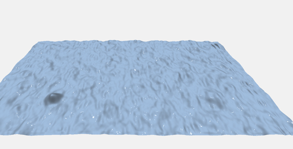 模拟水面流动canvas动画特效
