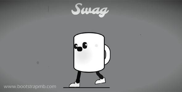 svg+js卡通拟人卫生纸走路动画