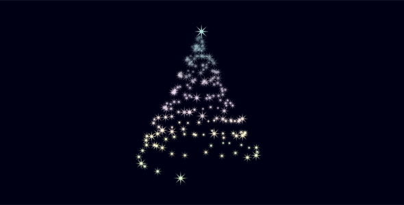 纯css发光的圣诞树动画源码下载