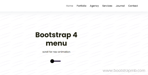 bootstrap4网页亮暗色切换特效