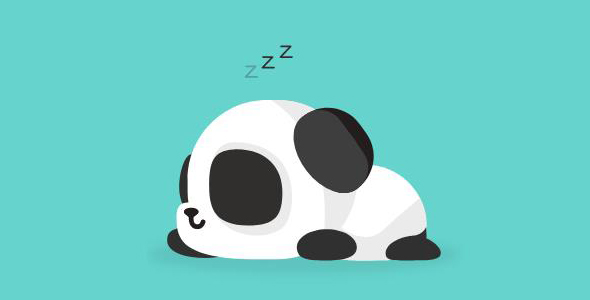 TweenMax可爱熊猫动画特效
