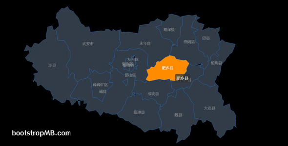 js邯郸市地图网页源码下载