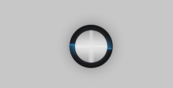 CSS3金属质感的圆形按钮