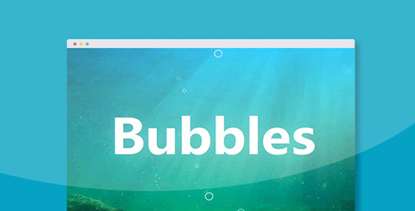 海底气泡冒泡css动画特效