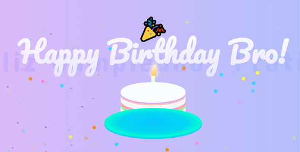 生日蛋糕烟花动画CSS3特效源码下载