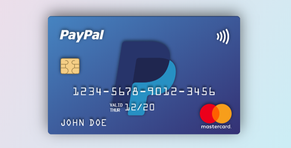 css3 3d信用卡PayPal样式代码