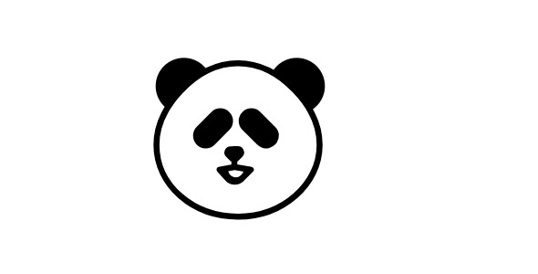 svg画大熊猫头像代码