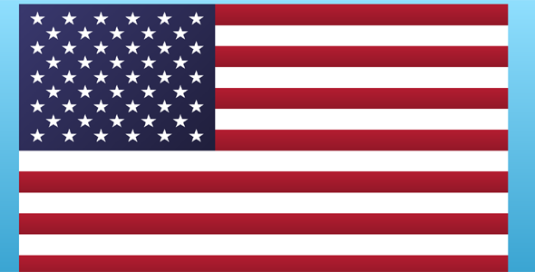 纯css3美国国旗代码源码下载