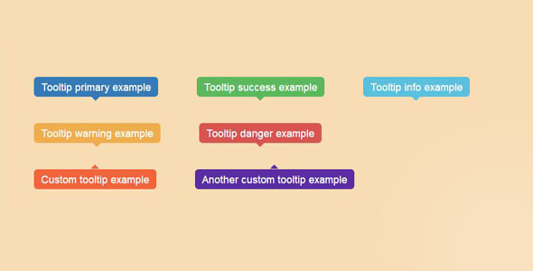 Bootstrap实现多种tooltip提示层插件源码下载