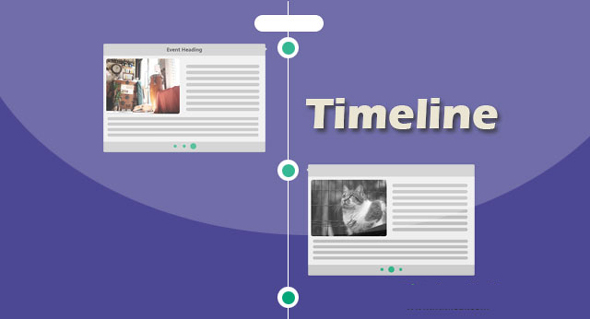 Bootstrap简单时间轴jQuery插件Timeline源码下载
