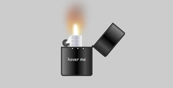 CSS3模拟打火机动画