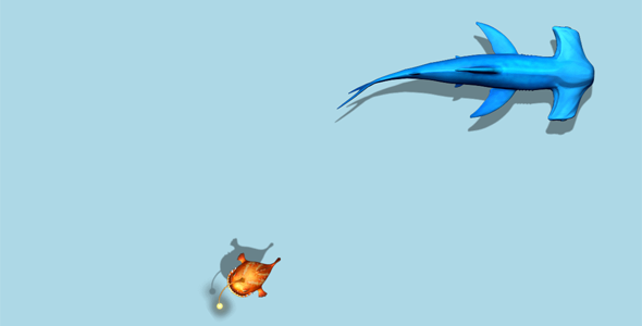 CSS3实现鱼在水里游动画效果源码下载
