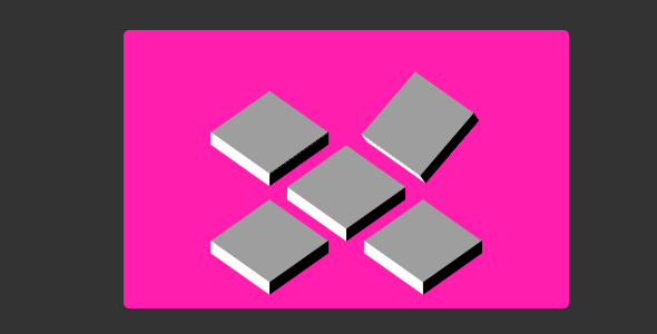 纯css3折叠方块动画