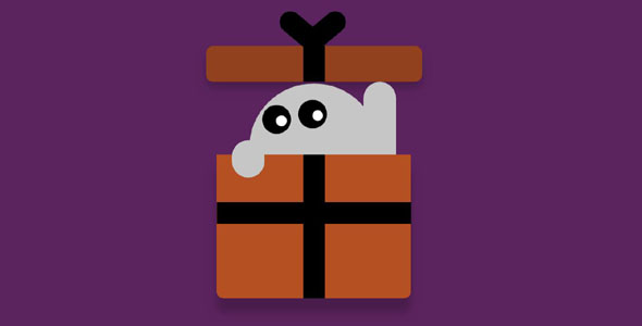jquery万圣节礼物盒子动画特效源码下载