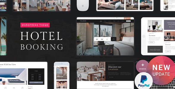 响应式WordPress酒店预订网站模板下载 - HotelBooking源码下载