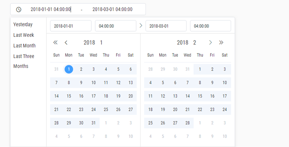 时间和日期选择日历插件datepicker.js源码下载