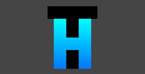 svg代码实现字母t和h的logo样式源码下载