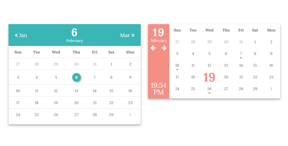 bootstrap日历和弹窗元素样式