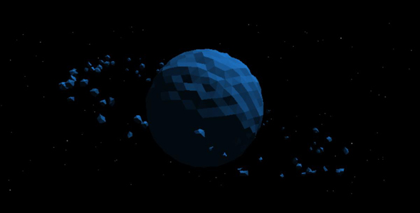 Canvas模拟3D星球运行动画源码下载