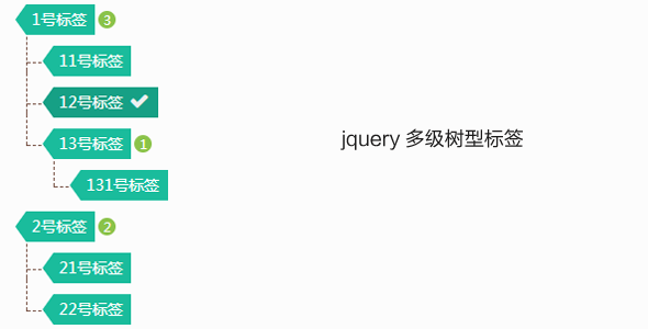 jquery多级树型标签源码下载