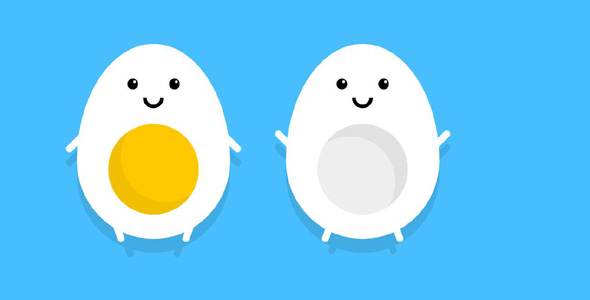 js+css可爱的两颗鸡蛋源码下载