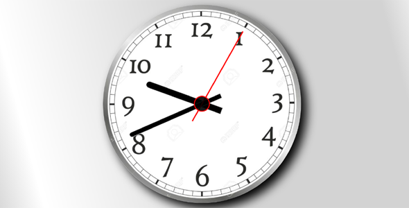 CSS动画效果模拟时钟js插件源码下载