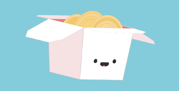 纯CSS3卡通盒子面包