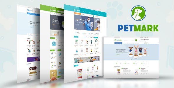 响应式Bootstrap宠物商店电商网站模板 - Petmark源码下载