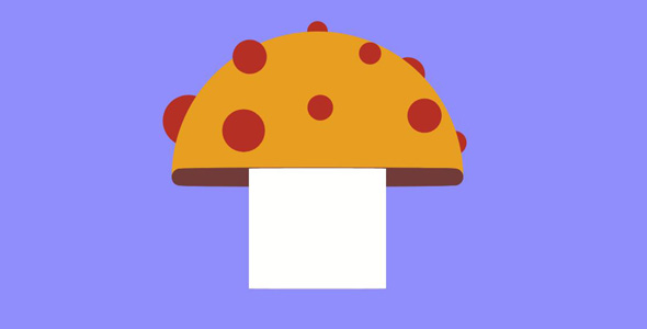zdogjs例子蘑菇转换方向源码下载