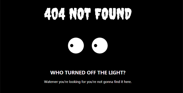 css3眼睛动画404页面源码下载