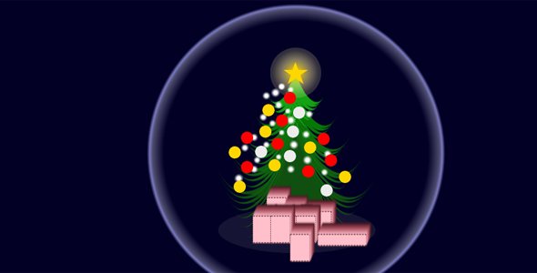 css3圆球里的圣诞树特效源码下载