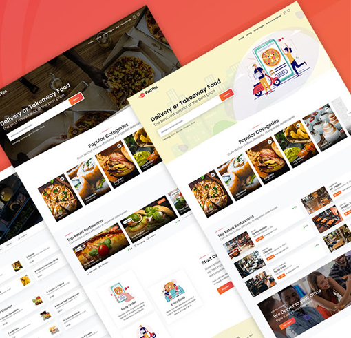 餐饮娱乐Bootstrap网页模板UI_9150_9602