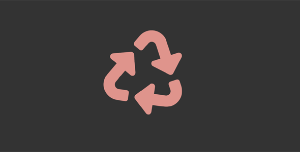 SVG垃圾回收标志旋转loading特效